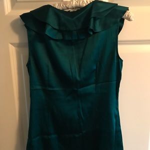 Ann Taylor Tops - Green Silk Ann Taylor Blouse Ann Taylor Tops - Green Silk Ann Taylor Blouse
